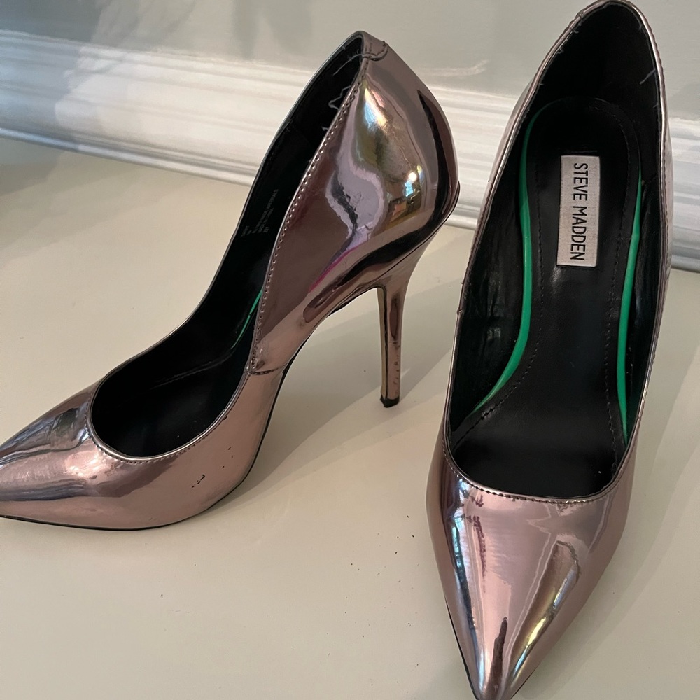 Bronze Steven Madden Heels